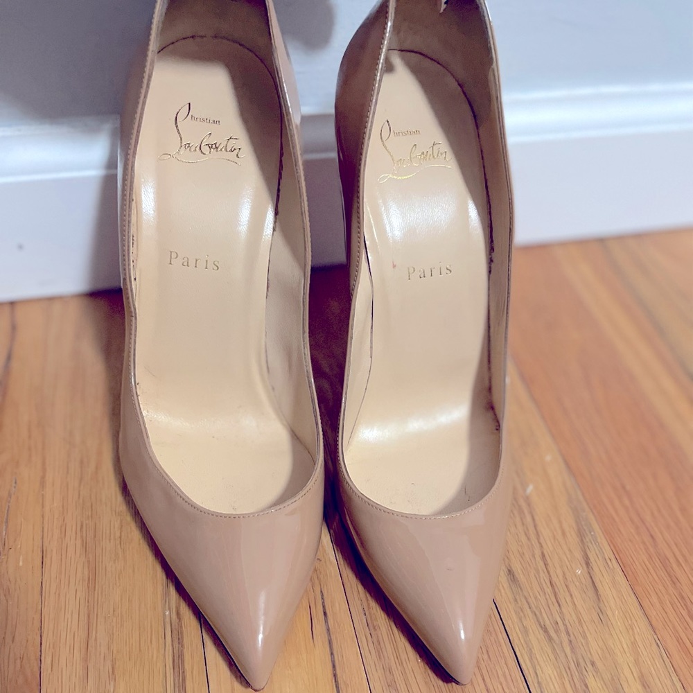 Nude Christian Louboutin Pigalle 100mm